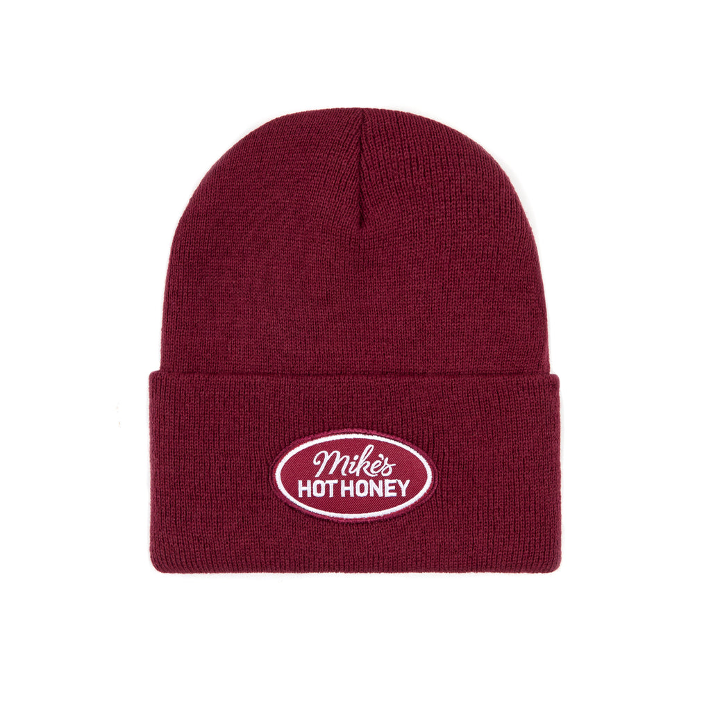 Knit Beanie with Patch