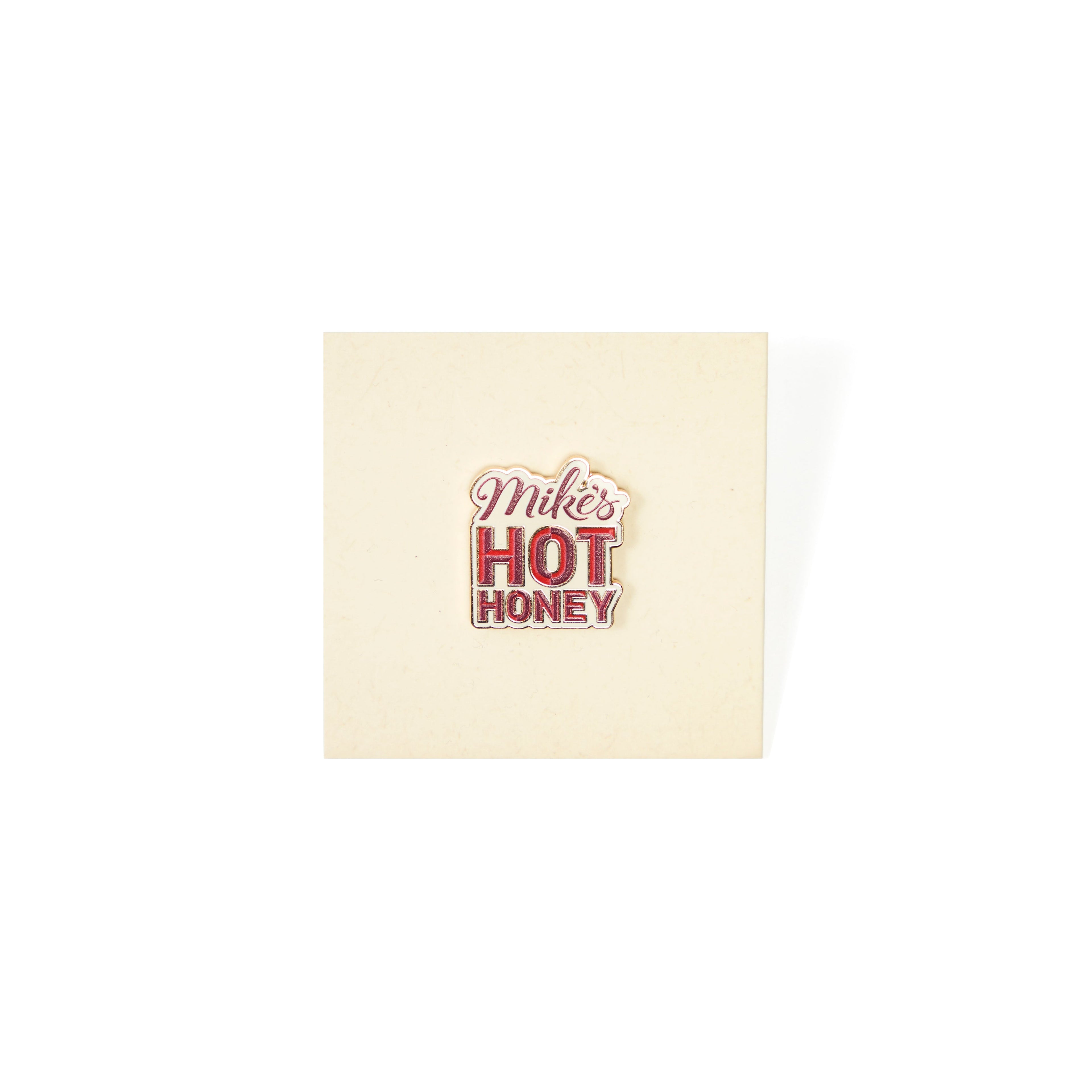 Mike's Hot Honey Pin Vertical Logo