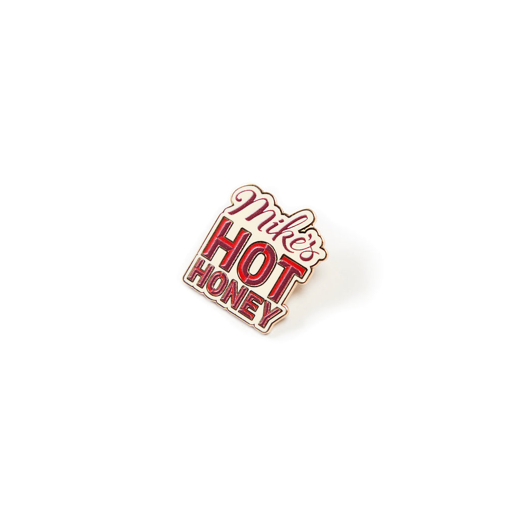 Mike's Hot Honey Pin Vertical Logo