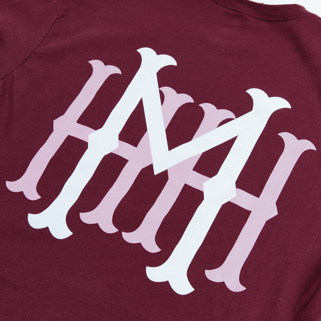 Mike's Hot Honey T-Shirt Heritage Logo Burgundy