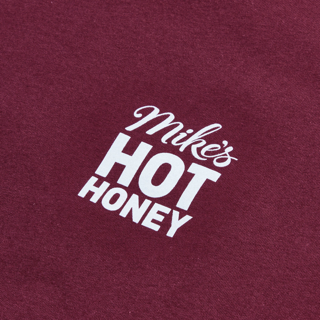 Mike's Hot Honey T-Shirt Heritage Logo Burgundy