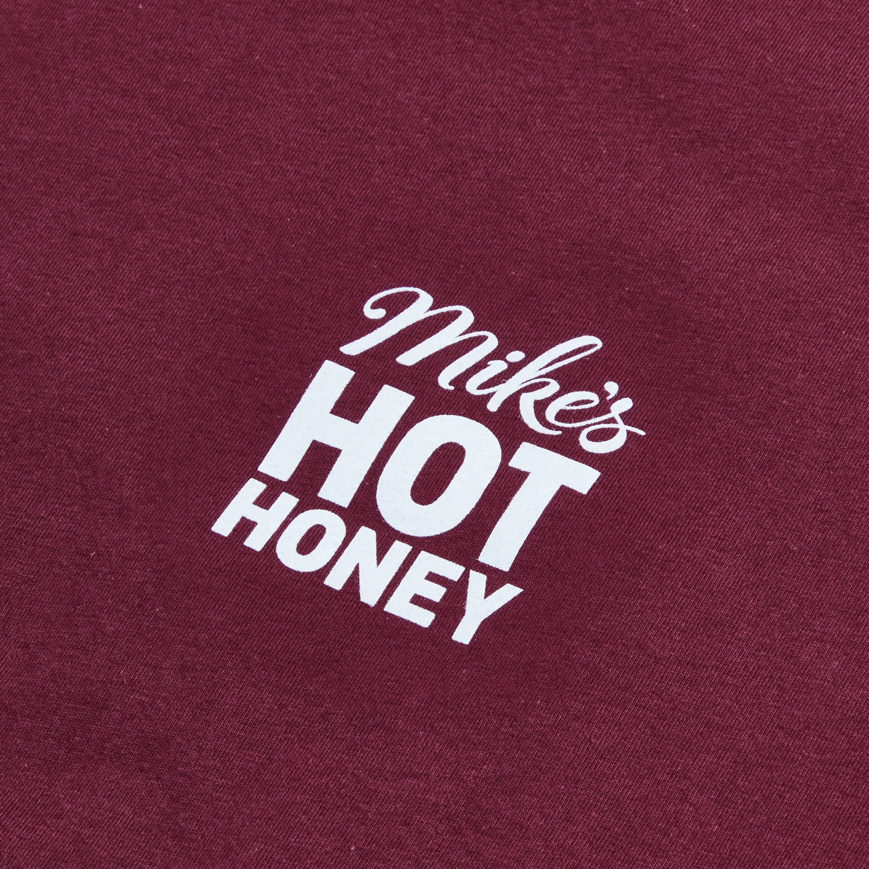 Mike's Hot Honey T-Shirt Heritage Logo Burgundy